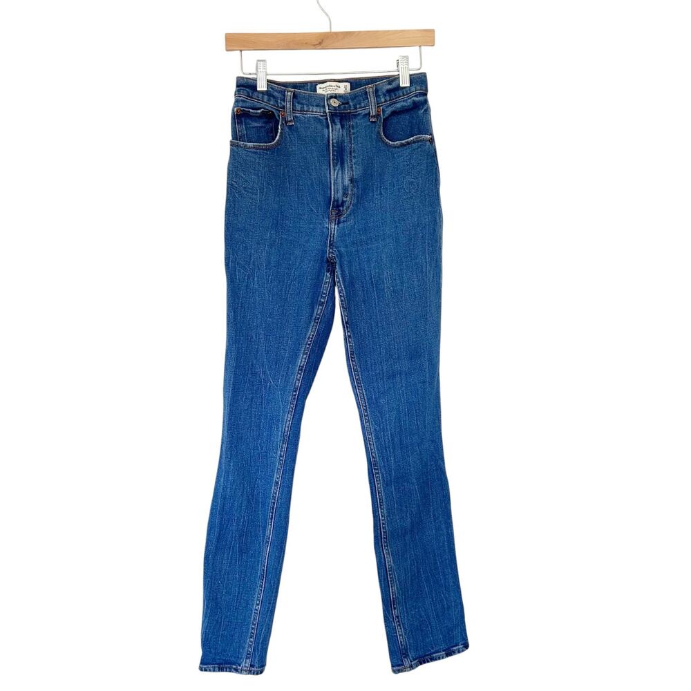 Abercrombie 90s Slim Straight Ultra High Rise Jeans Sz 4